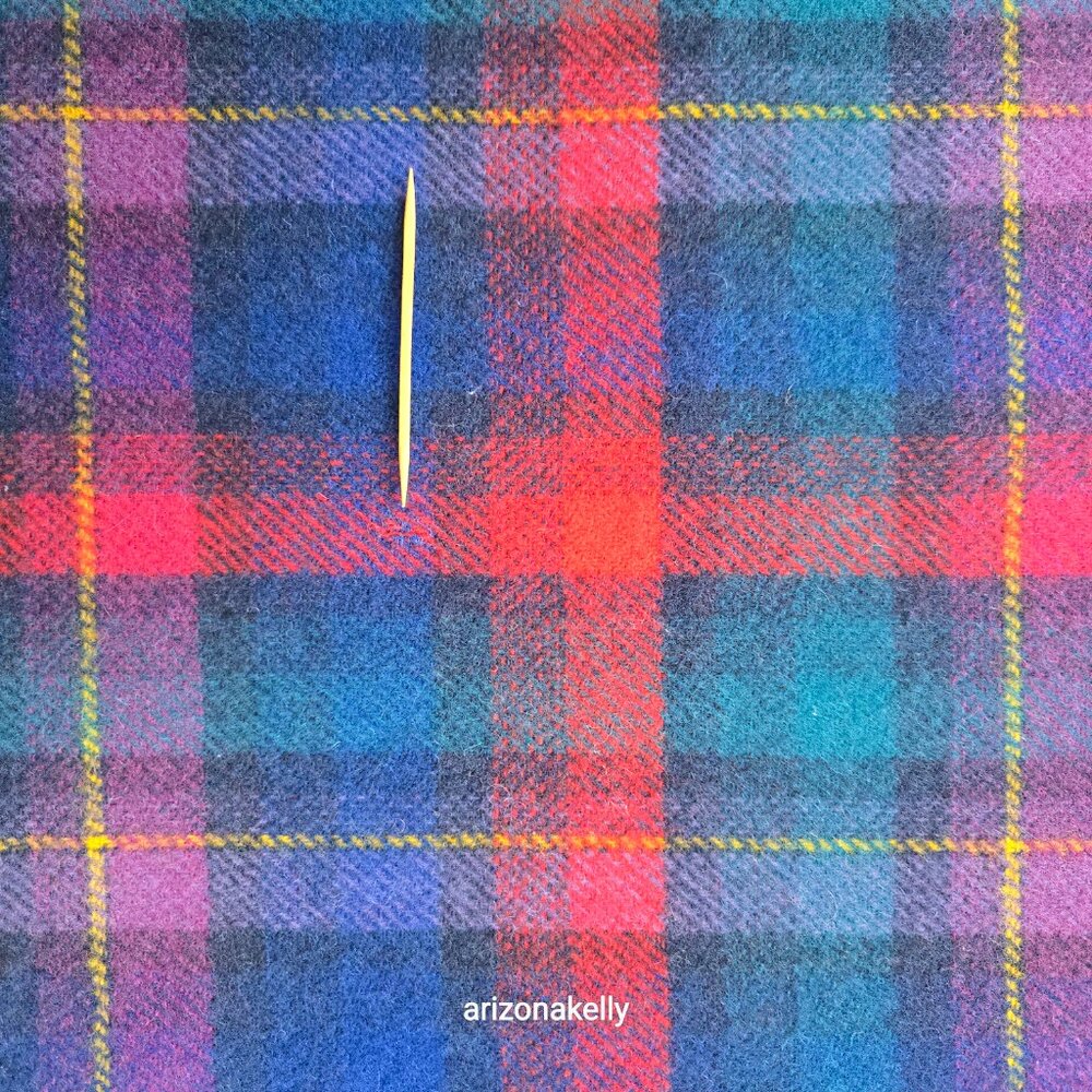 Vintage Pendleton WOOL Wrap Colorful Plaid Thick Excellent Condition - Picture 15 of 16